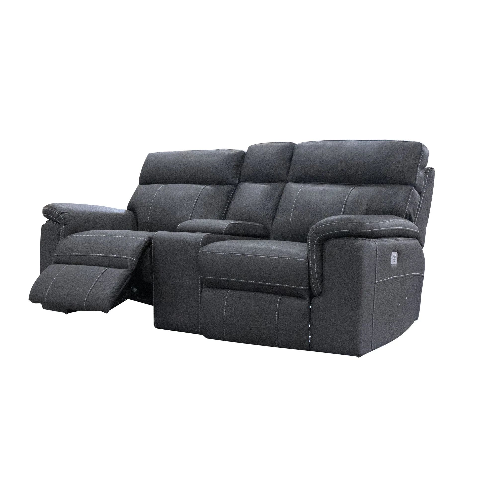 Conley Reclining Loveseat with Console - Image 4