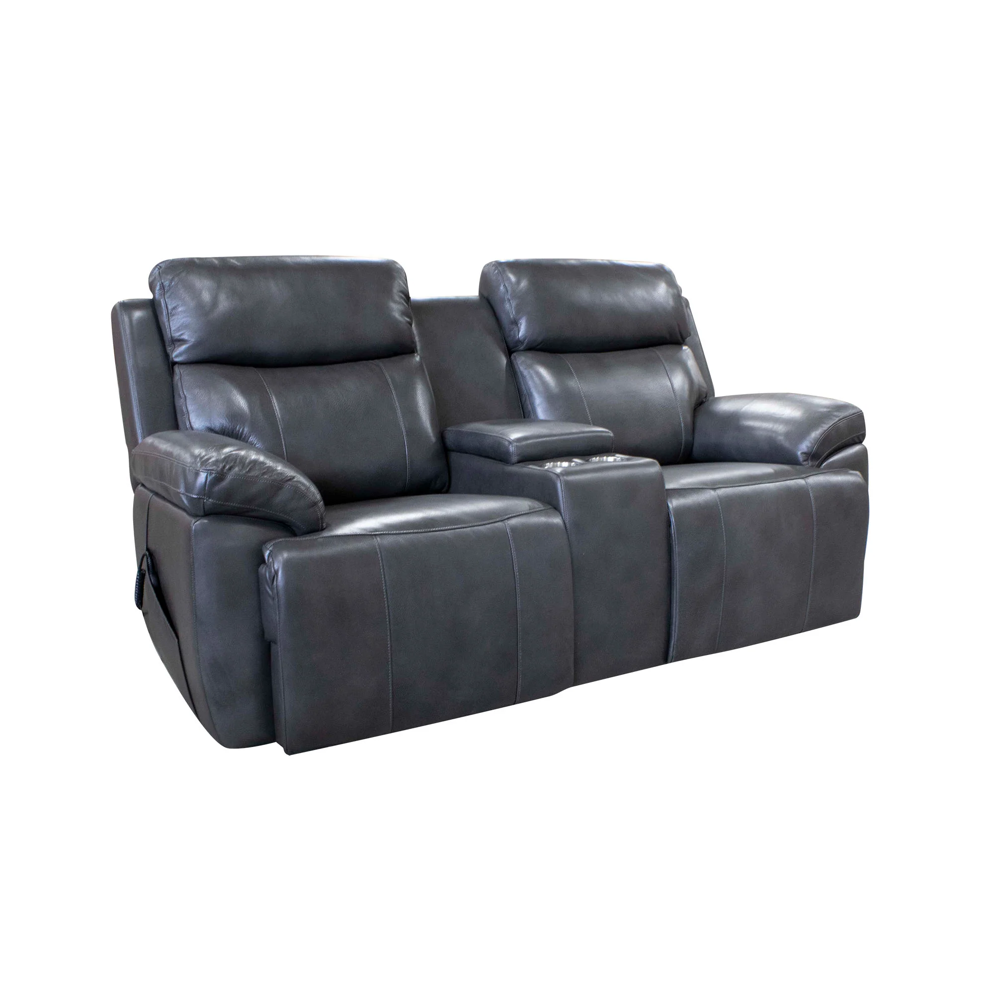 Townes Reclining Loveseat with Console - Image 4